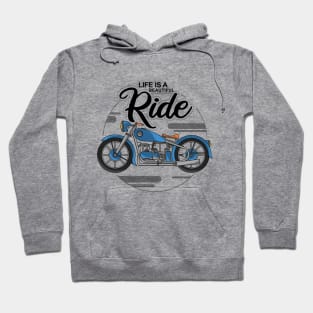 Motorcycle with Automatic Hoodie